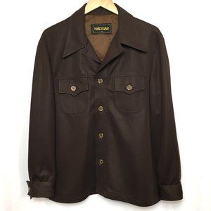 70’s Leisure Jacket Vintage Dark Brown Haggar